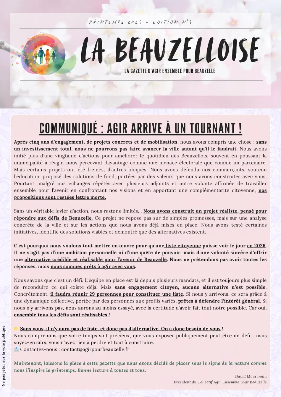 Printemps 2025 (édition n°3), page 1